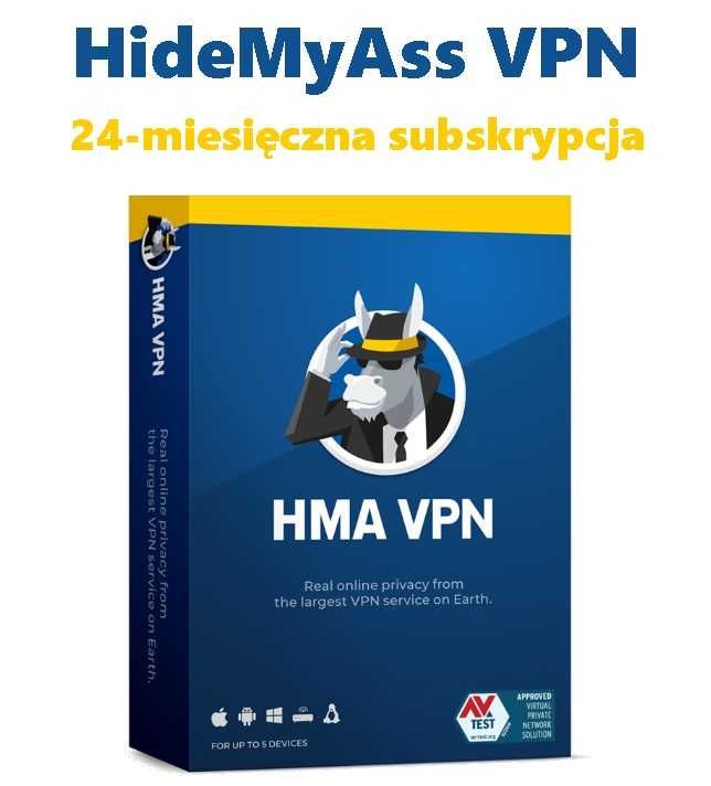 HideMyAss VPN (24-miesięczna subskrypcja)