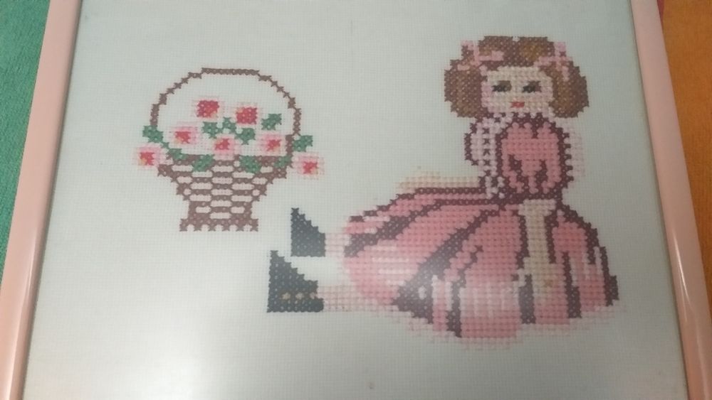 5 Quadros ponto de cruz