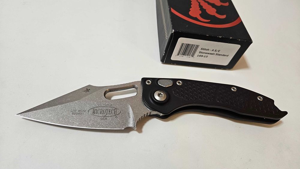 Nóż Microtech Stitch-A Stonewash