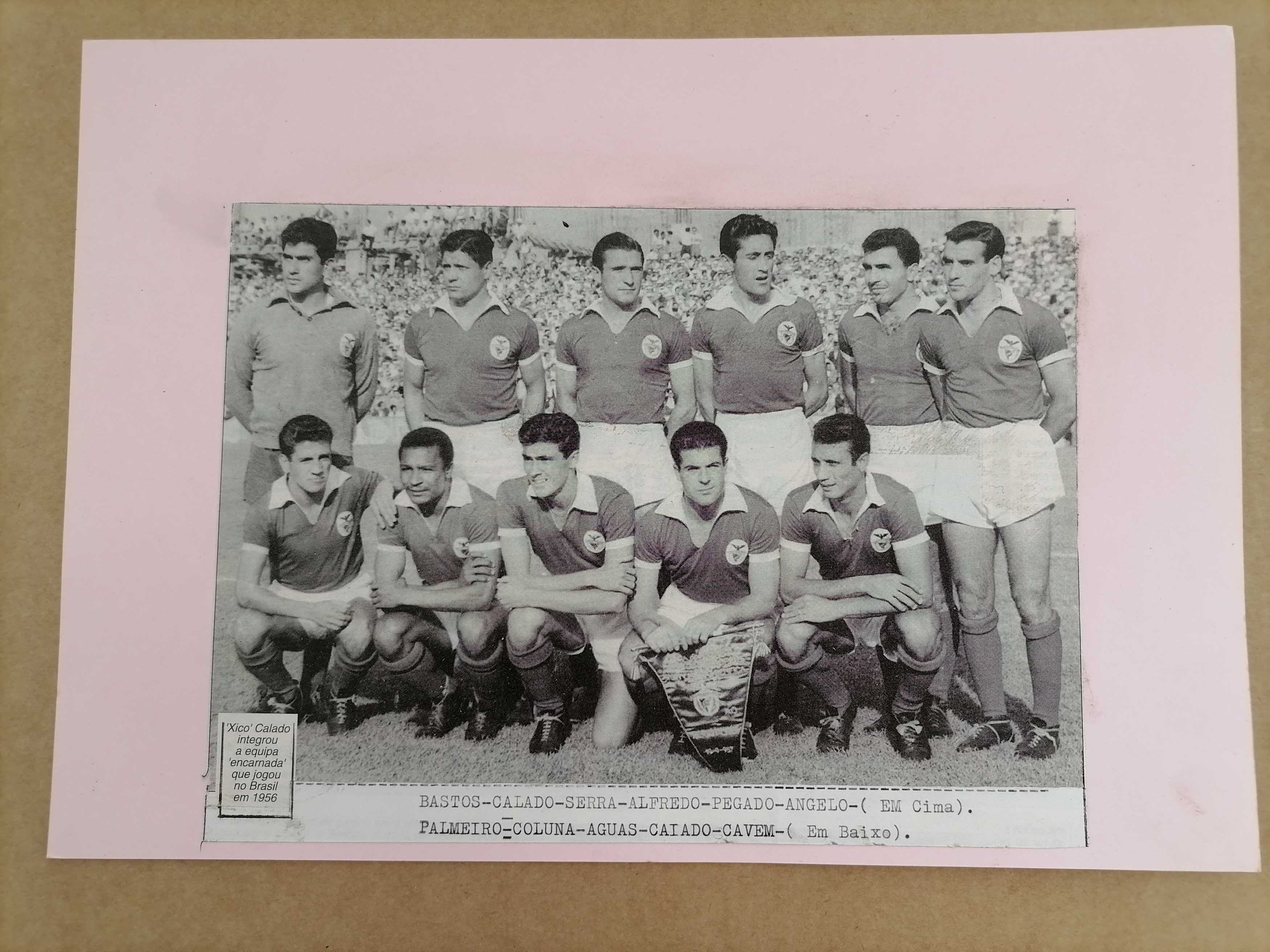 BENFICA Campeão Nacional 1956/57 e 1ª Digressão ao Brasil