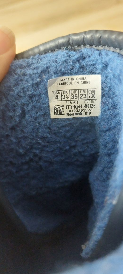 Śniegowce Reebok rozmiar 35