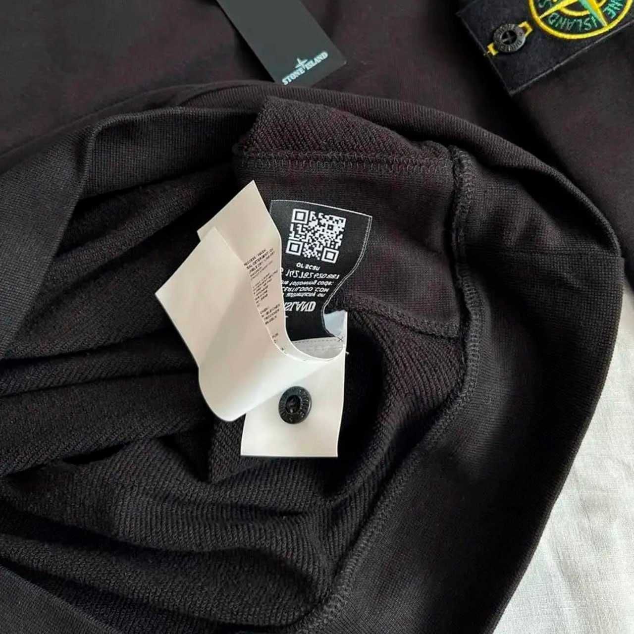 Черная кофта Stone Island — Стон Айленд — Новый стоник XS S M L XL