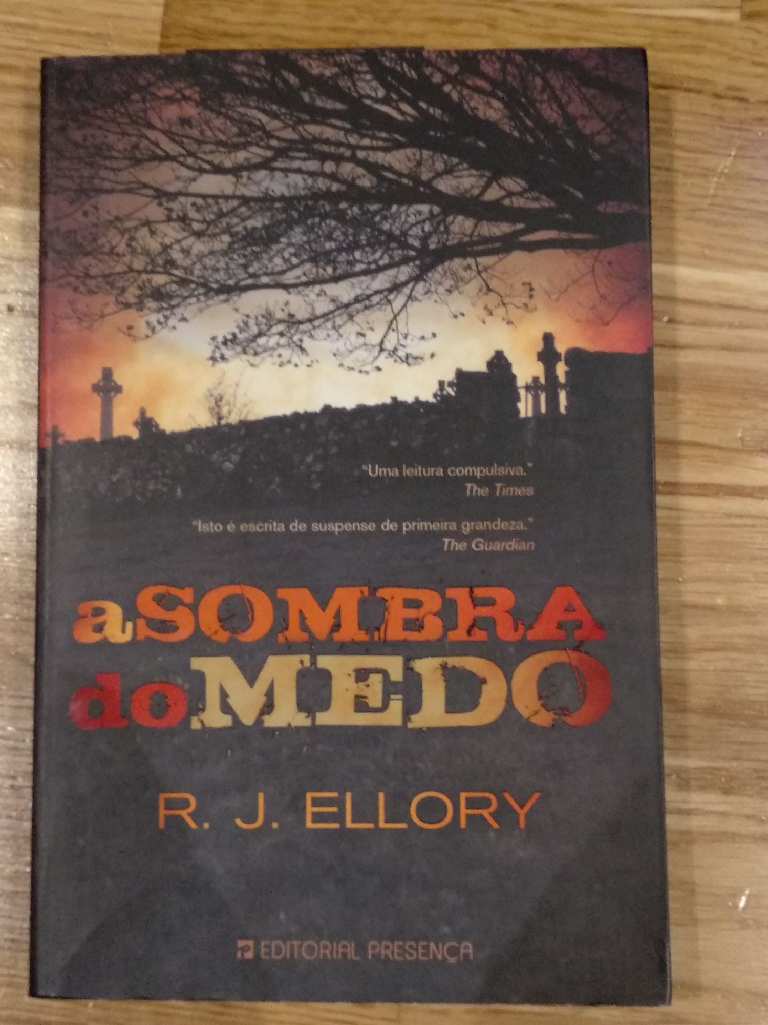 Livro romance  - A Sombra do Medo