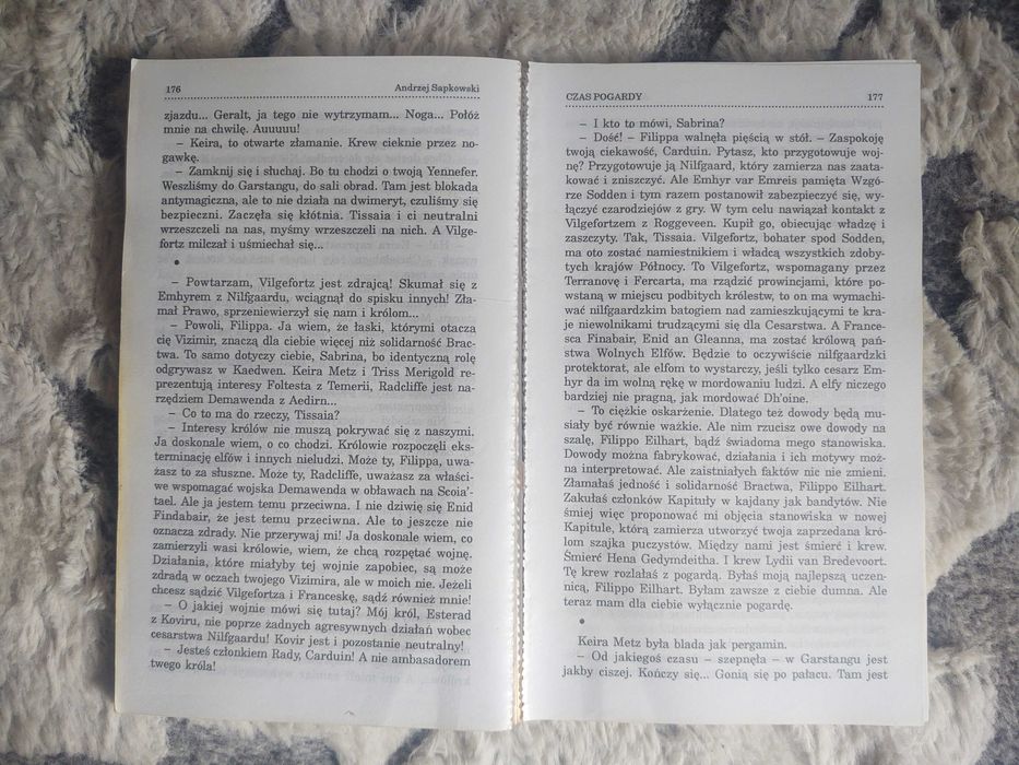 Zestaw 5 książek Sapkowski Saga o wiedźminie