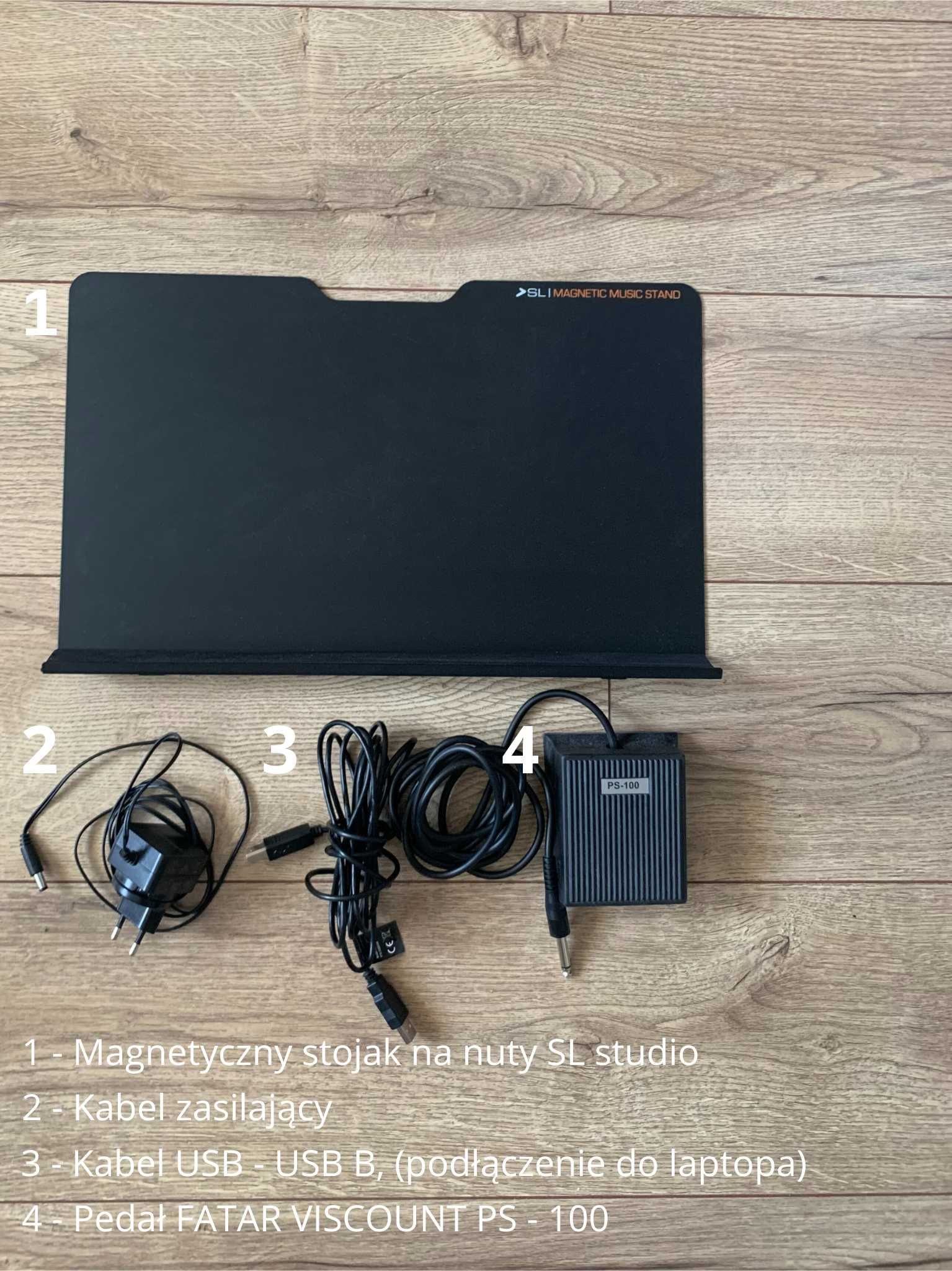 Klawiatura sterująca SL 88 Studio, Hammer action, statyw + stojak