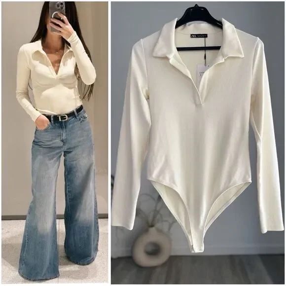 Боди , лонгслив Zara XS-S