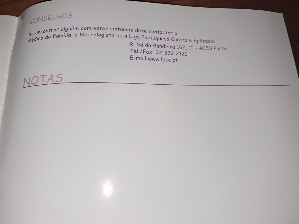 Livro Educativo sobre Epilepsia