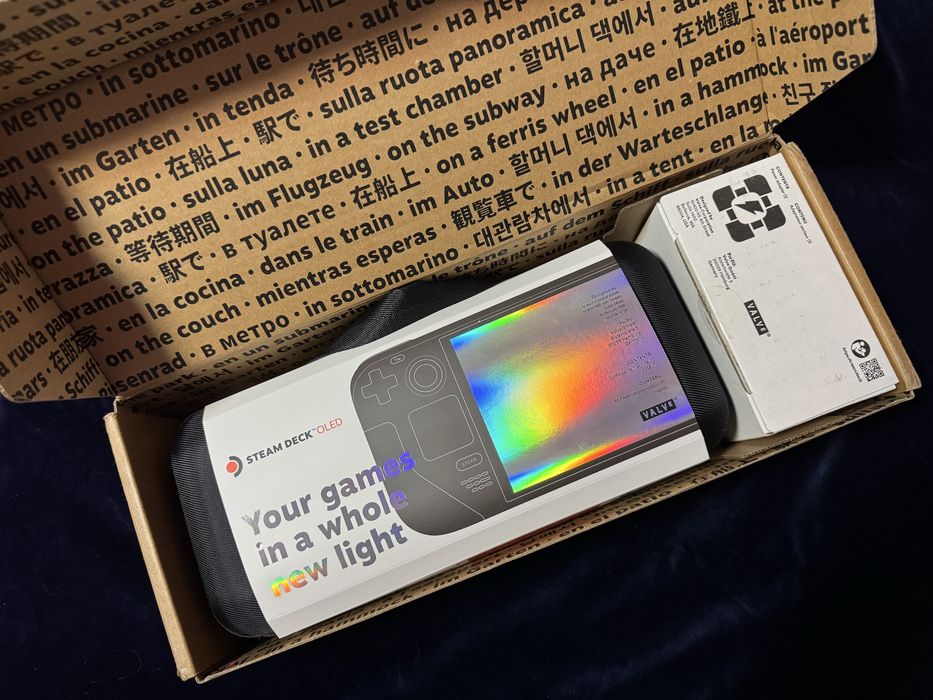 Steam Deck oled на 1tb+ селіконовий чохол