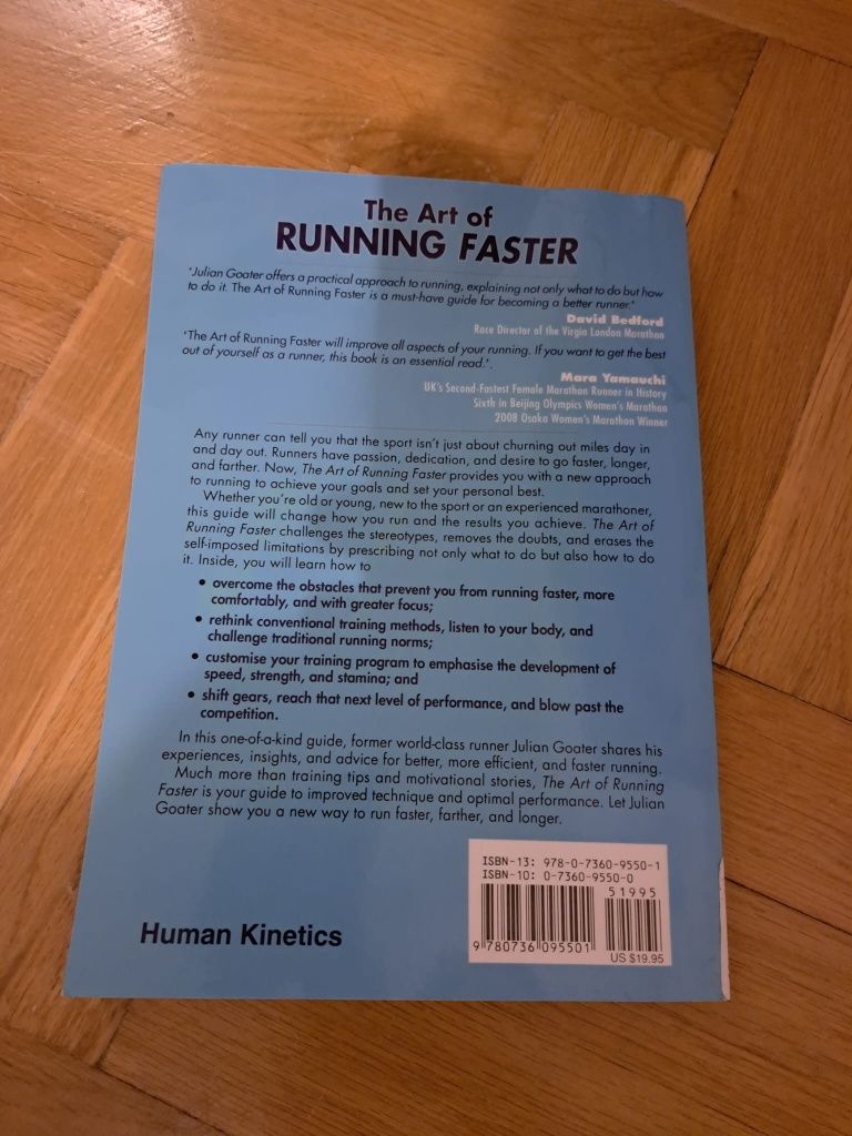 The art of running Faster. J. Goater, D. Melvin