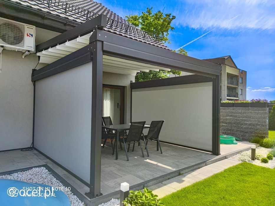 Rewelacyjne całoroczne pergole automatyczne. Maksymalnie wyposażone.