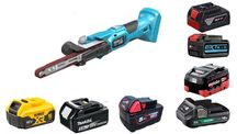 Pilnik taśmowy Dedra 18v adapter DeWalt Bosch Milwaukee Hikoki Metabo