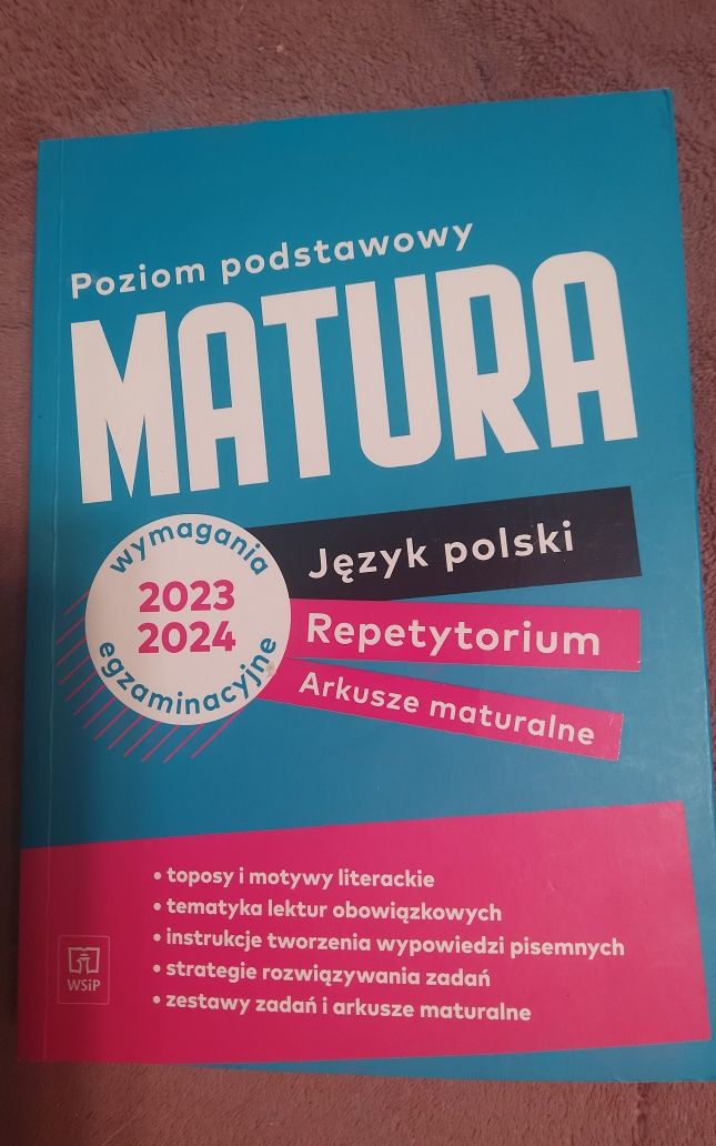 Matura język polski repetytorium arkusze maturalne