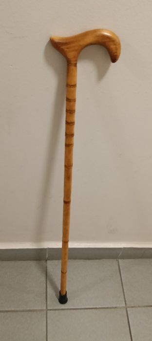 Laska bambus i drewno