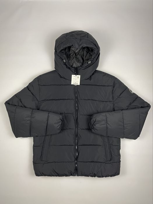 Куртка Pull&Bear Puffer Jacket (L / XL) чорна чоловіча мікропуховик