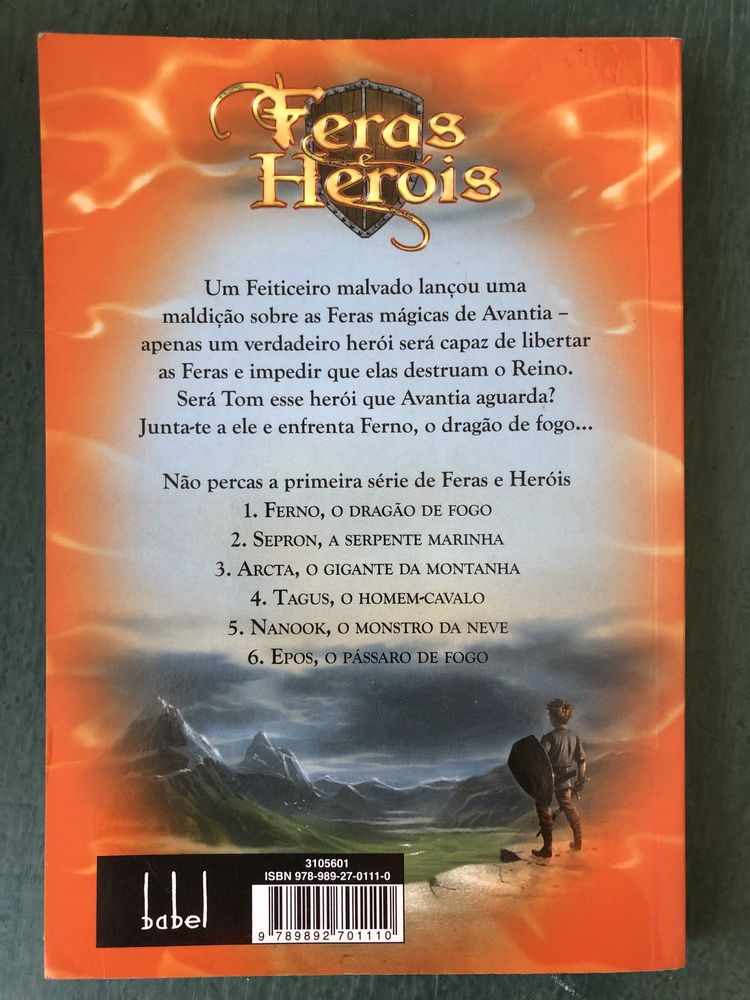 Coleção “Feras e Heróis” de Adam Blade