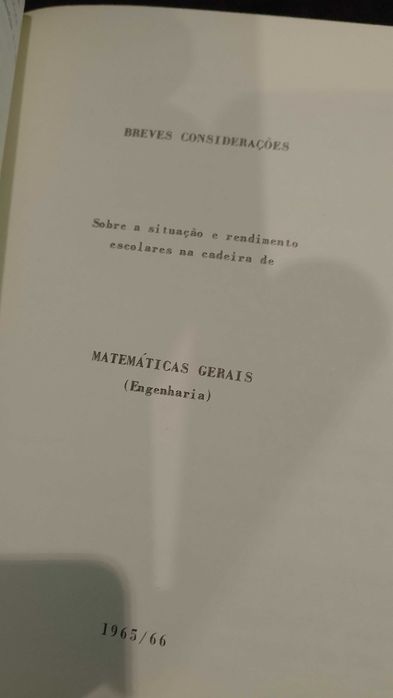 Dois Relatórios 1964/1966 A. Andrade Guimarães (Engenharia)