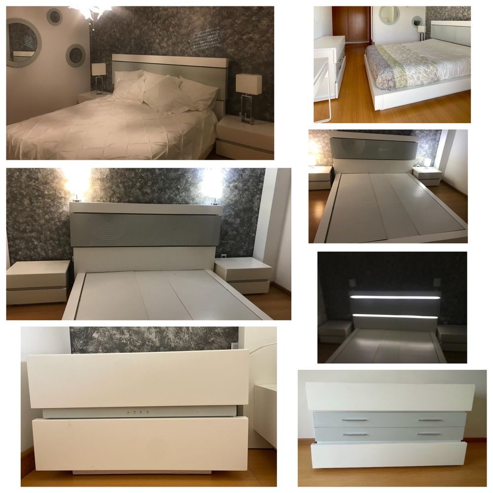 Mobília de quarto de casal com cama King size