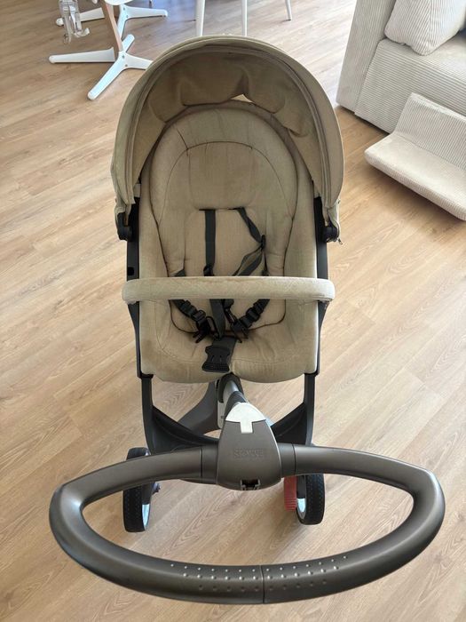 Carrinho Stokke trio + malas + proteção chuva e isofix