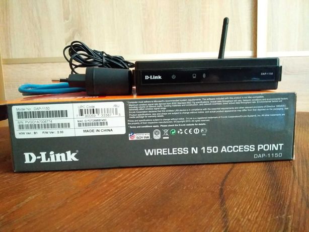 Бездротова точка доступа D-Link DAP-1150