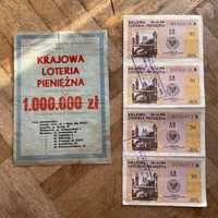 Krajowa loteria pieniężna stara reklama los losy