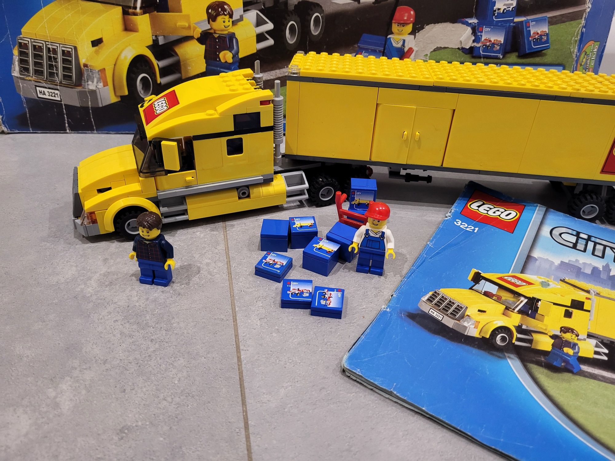 Lego 3221 żółta ciężarówka klasyk