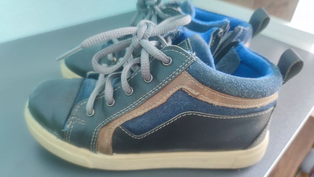 Черевики осінні Braska, 34 розмір. Шкіряні. Устілка 21 см.