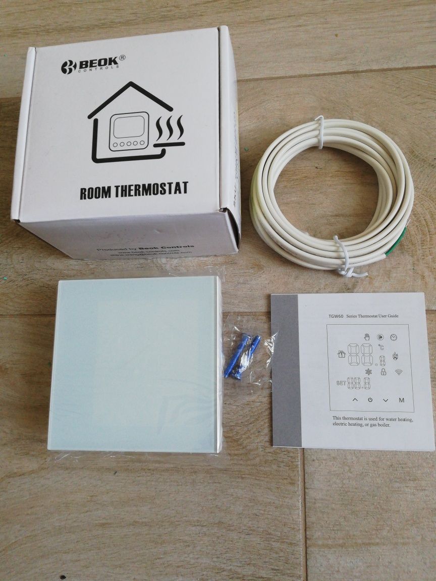 Inteligentny termostat Beok TGW60W-WIFI-EP Tuya Wifi