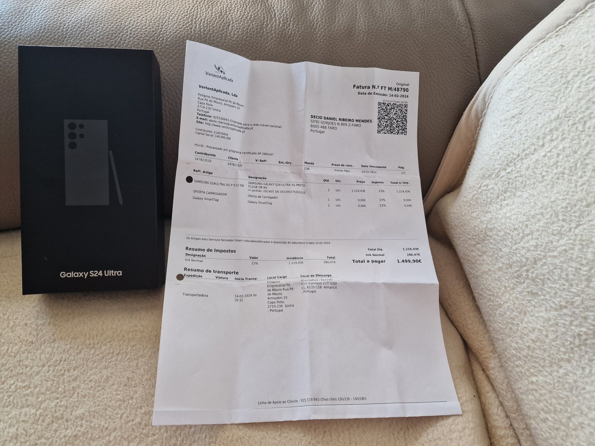 Samsung S24 Ultra, 512GB
