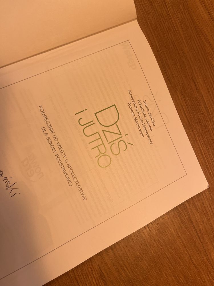 Dziś i jutro podręcznik do WoS szkoła podstawowa