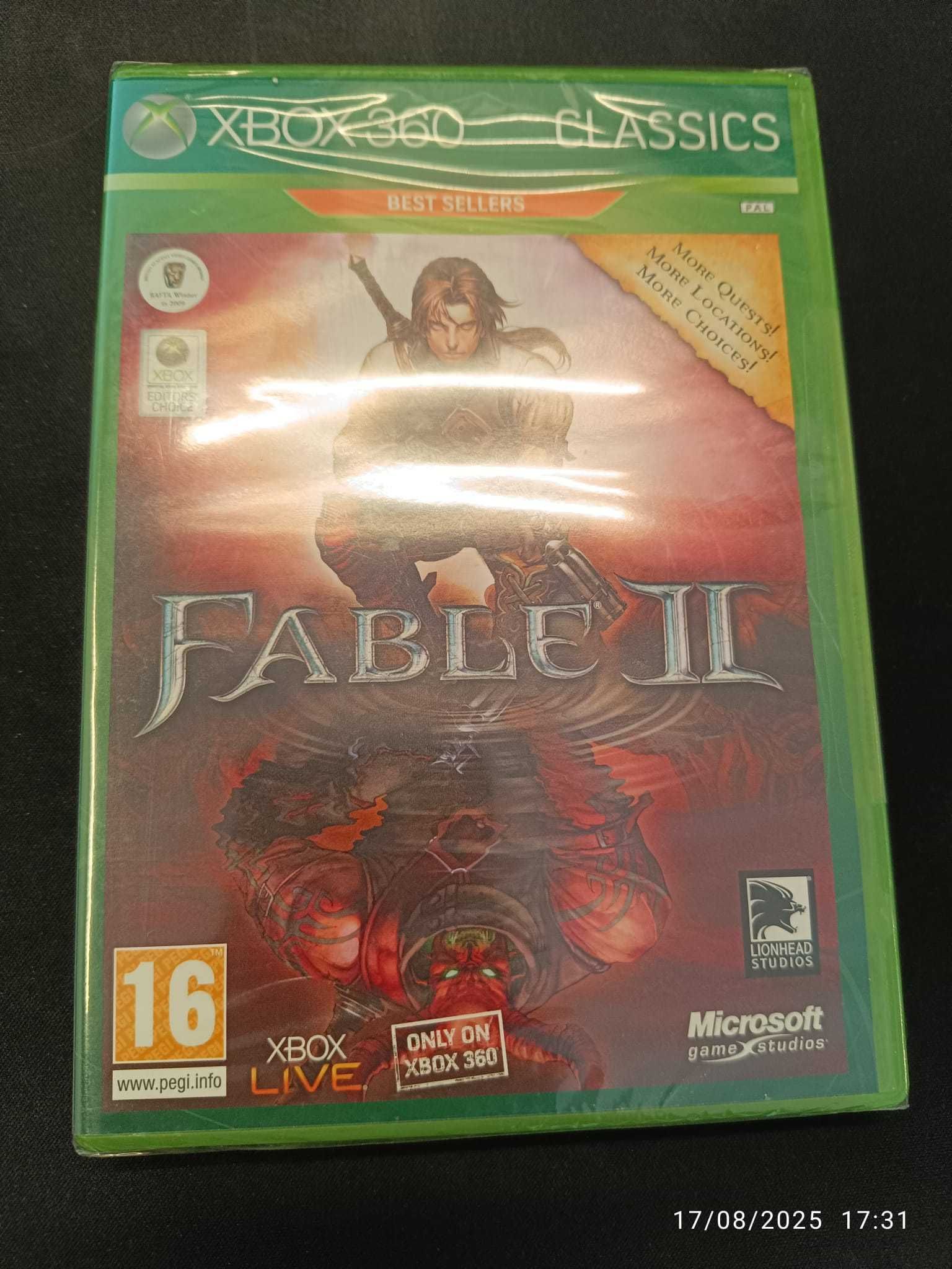 Fable II (Xbox 360) Selado