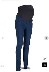 Spodnie ciażowe jeansy ciażowe miekkie elastyczne