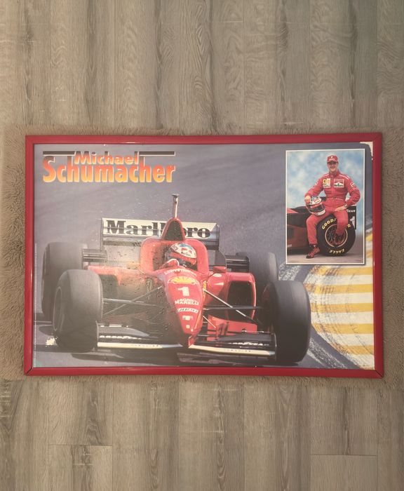 Michael Schumacher - Ferrari - Quadro de parede -97x66cm