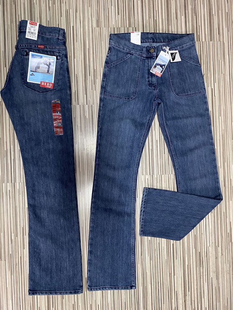 Spodnie damskie jeans 29/33 pas 76 cm komplet 2 sztuki Wrangler nowe