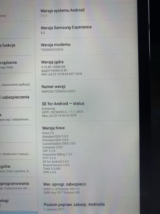 Tablet Samsung Galaxy Tab A + etui POLECAM!