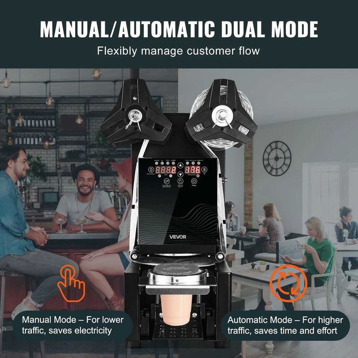 Запаювач чашок 500-650 чашок/год висотою 190 мм діам 90/95 мм