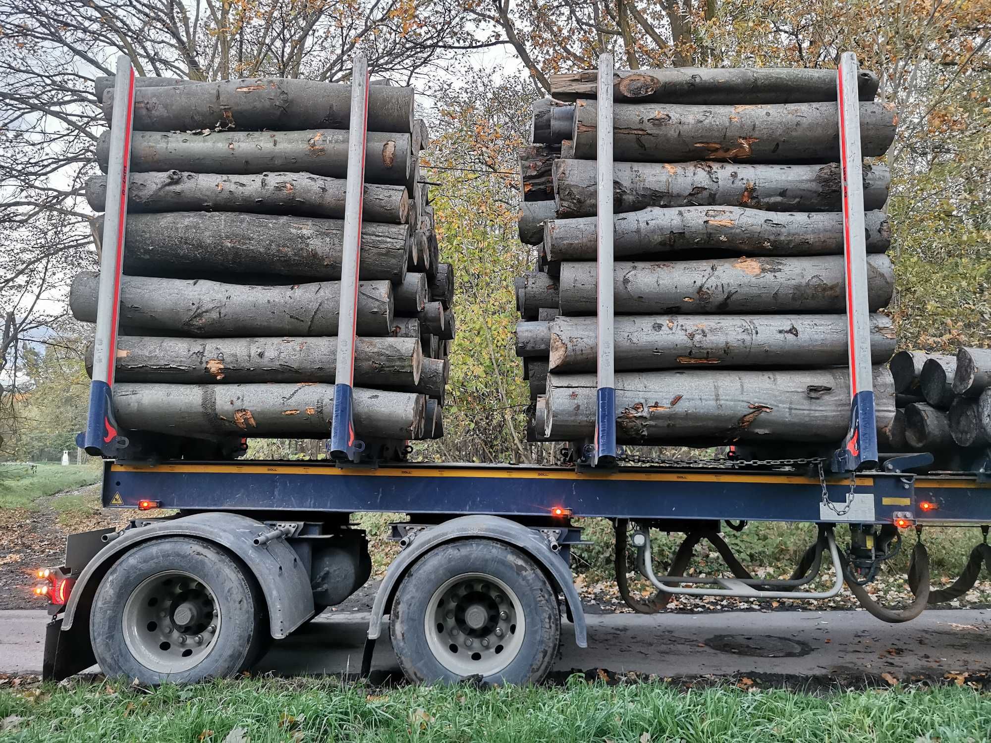 Drewno opałowe kominkowe Buk stosowe wałki metry