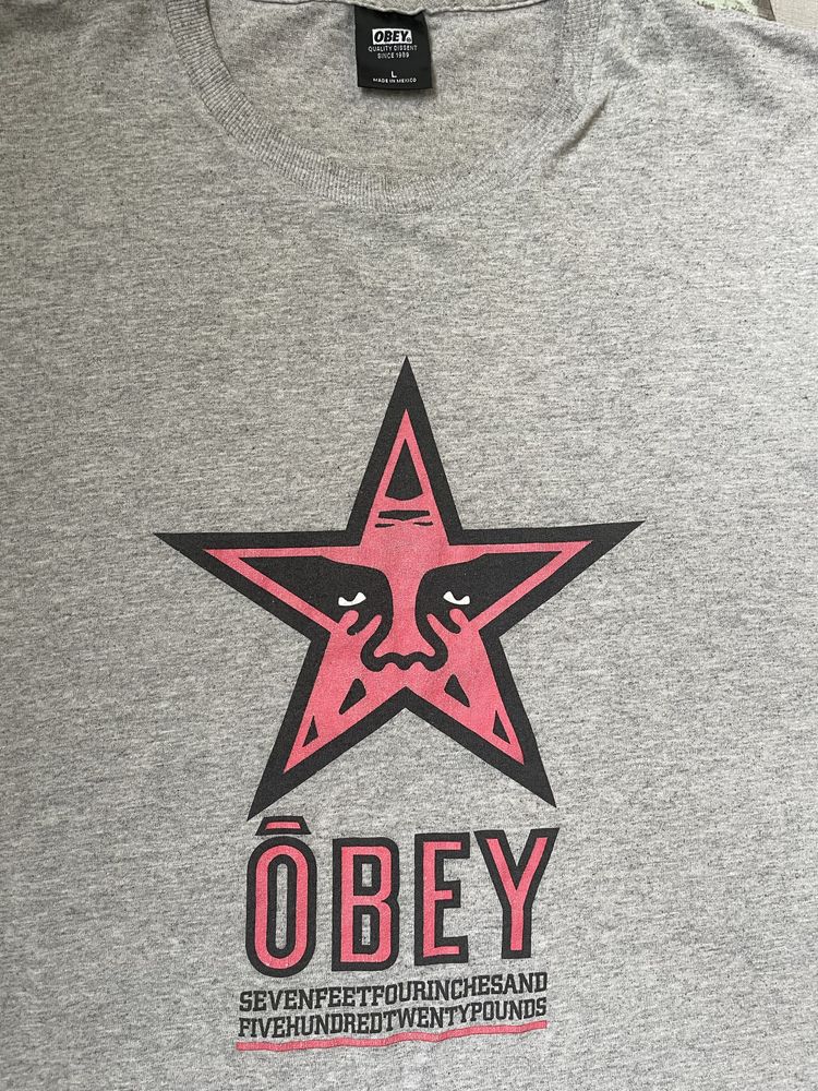 2х Футболки Fila, Obey L розмір