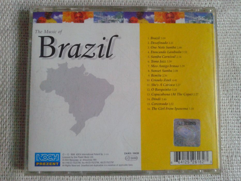 The Music From Brazil - KOCH CD