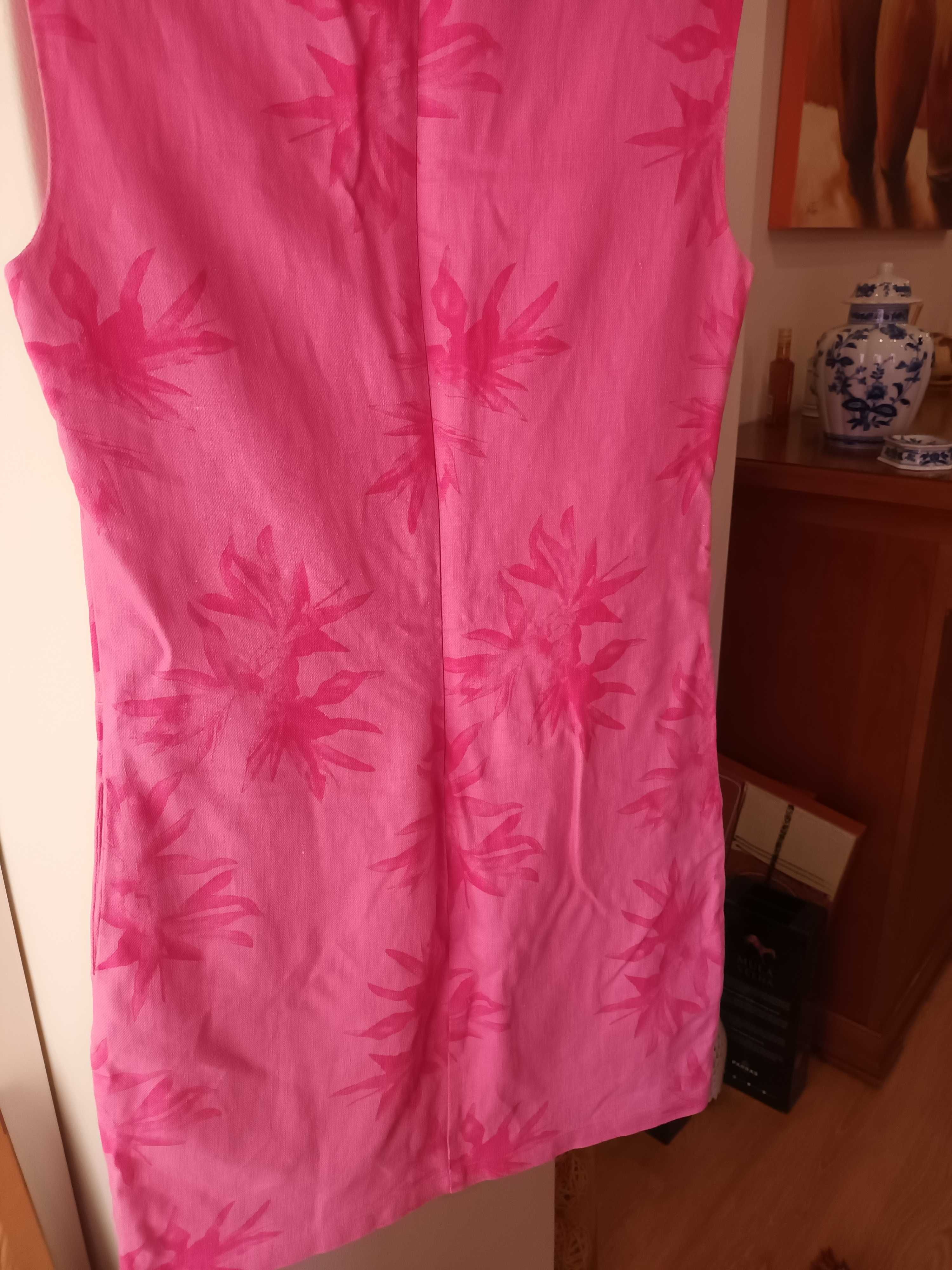 Vestido de Verão -  Rosa - Quebra Mar