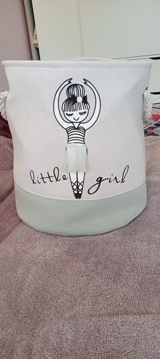 Kosz na zabawki baletnica