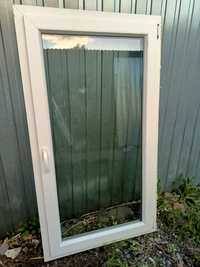 Okno białe PCV 875x1580 Prawe RU