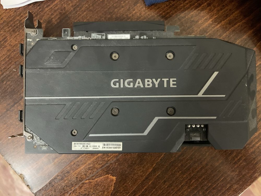 Видеокарта Gigabybe GTX 1660 OC 6g
