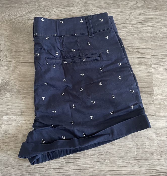 Calções azuis com âncoras (Springfield, tamanho 34)