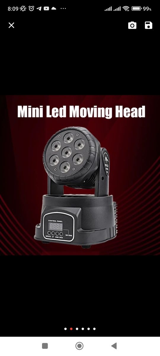 Mini led moving head