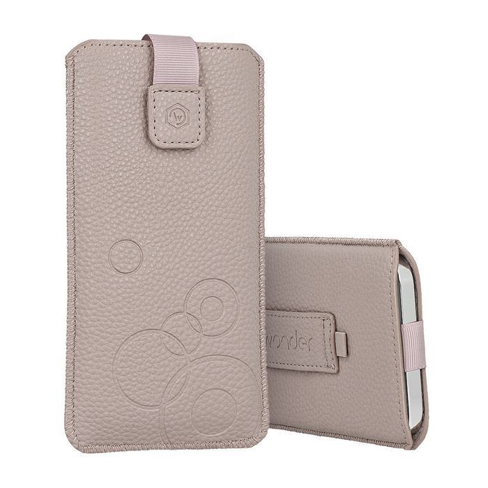Kieszonka WONDER Deko L iPhone 13 Mini/SE 2020 cappuccino