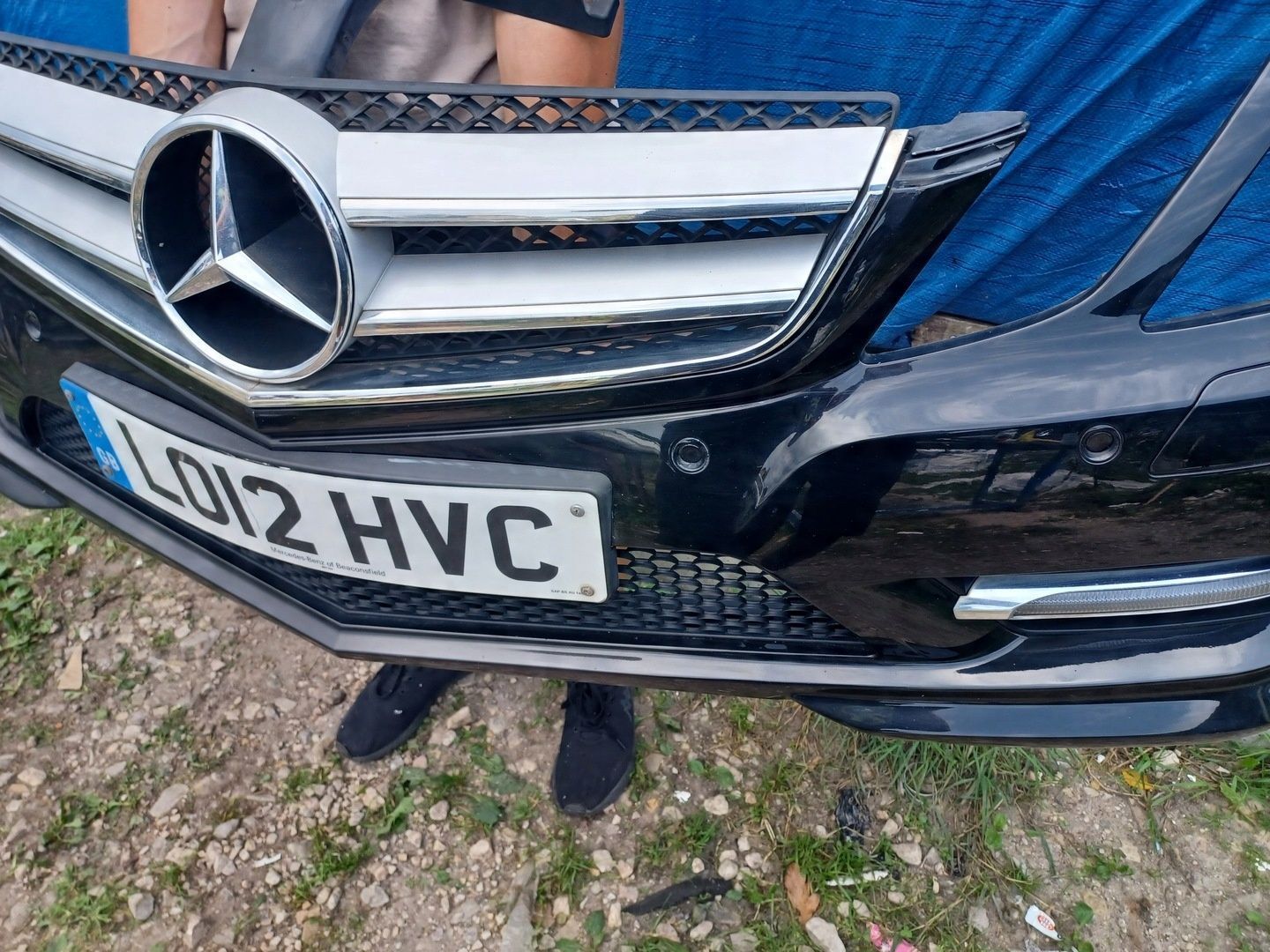 ZDERZAK MERCEDES E KLASA W207 AMG COUPE CABRIO KOMPLET ORYGINAŁ
