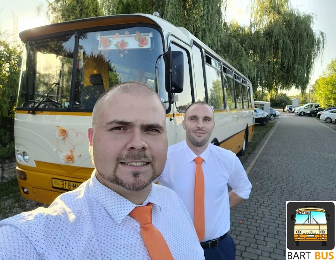 Transport gości weselnych, autobus na wyjazd integracyjny , zabytkowy