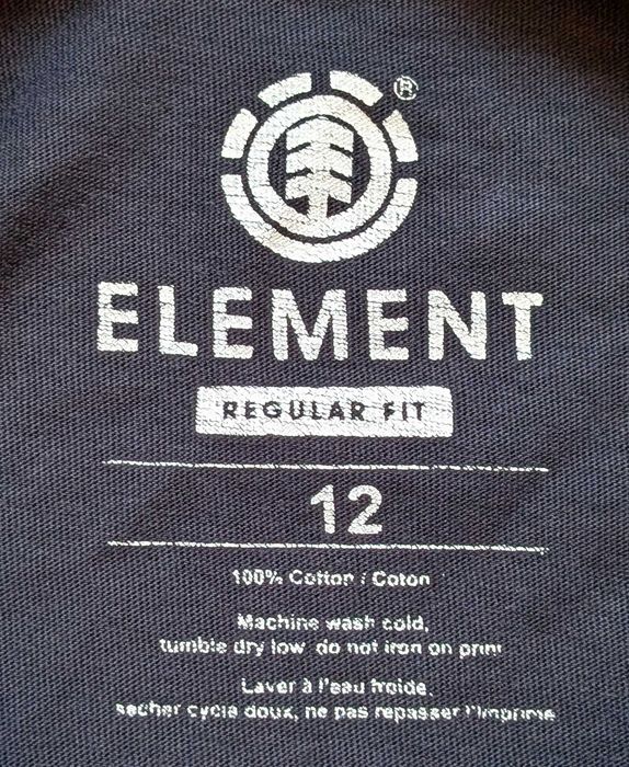 2 T-shirts de algodão da ELEMENT e QUIKSILVER 12a