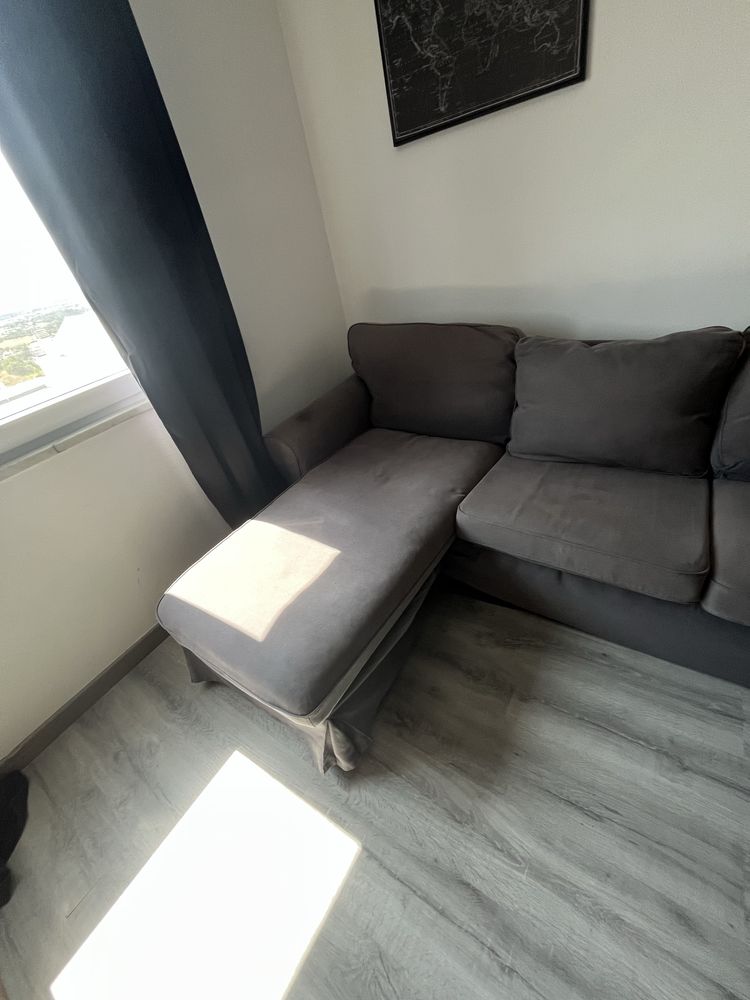 Sofa Ektorp 3 lugares com chaise Ikea