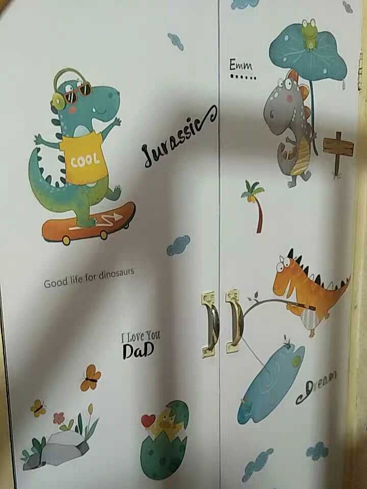 Интерьерная наклейка на стену обои Динозавры